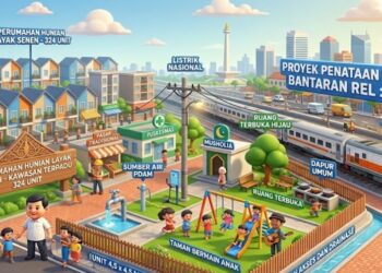 324 Rumah untuk Warga Pinggir Rel Senen Dibangun, Ditargetkan Rampung 15 Juni 2026
