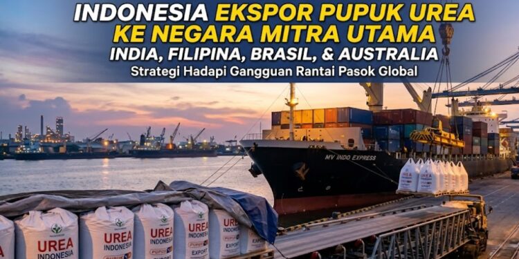 Indonesia Mau Ekspor Pupuk Urea ke India, Filipina, Brasil, dan Australia di Tengah Gangguan Rantai Pasokan Global