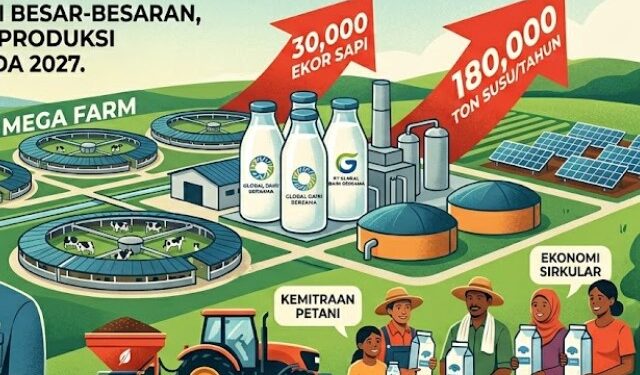 Djarum Group Bangun Peternakan Sapi Perah Raksasa di Brebes, Target Produksi Ratusan Ribu Ton Susu per Tahun