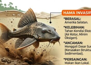 Ikan Sapu-Sapu dari Amerika Selatan Kini Jadi Ancaman di Sungai Indonesia