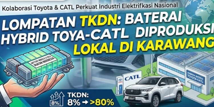 Toyota–CATL Bangun Pabrik Baterai di Karawang, Investasi Rp1,3 T dan TKDN Tembus 80%