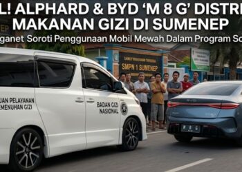Distribusi Makan Bergizi di Sumenep Pakai Toyota Alphard dan Toyota Vellfire, Dikawal BYD Sealion 7—Rakyat Terkejut, Pengelola Tegaskan Demi Kualitas dan Higienitas