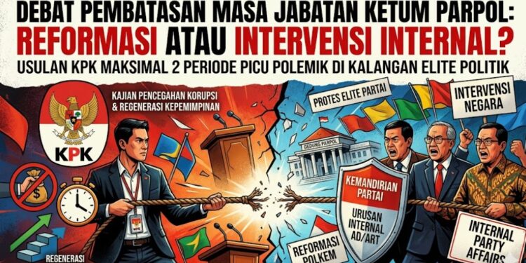 KPK Mau Batasi Ketum Parpol 2 Periode