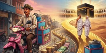 Dari Rp10 Ribu Sehari, Penjual Es Keliling Ini Menabung 21 Tahun Demi Haji