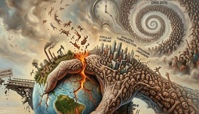 Bumi Overload: Populasi 8,3 Miliar Jiwa, Idealnya Hanya 2,5 Miliar—Tekanan Sumber Daya dan Krisis Lingkungan Kian Nyata Menurut Studi Environmental Research Letters