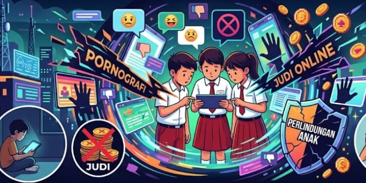 DARURAT! KPAI Ungkap 5 Juta Anak Terpapar Pornografi, 80 Ribu Anak SD Terlibat Judi Online