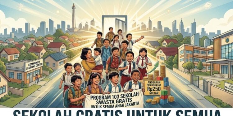 Gak Kebagian Sekolah Negeri? Tenang! Pemprov DKI Siapkan 103 Sekolah Swasta Gratis Buat Warga