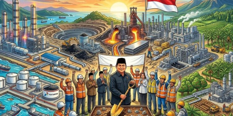Gaspol Hilirisasi! Prabowo Subianto Tancap 13 Proyek Rp116 Triliun, Dari Kilang sampai Kelapa