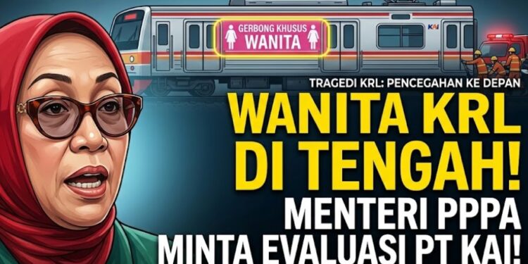 Usulan Gerbong Wanita KRL Dipindah ke Tengah Demi Keamanan, Ini Penjelasan Menteri PPPA