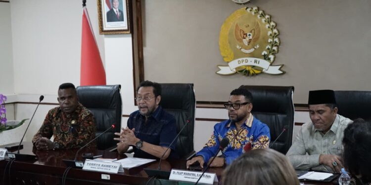 DPD RI Terima Aspirasi MRP se-Papua, Isu Keamanan Tak Stabil dan Transparansi Otsus Jadi Sorotan Utama
