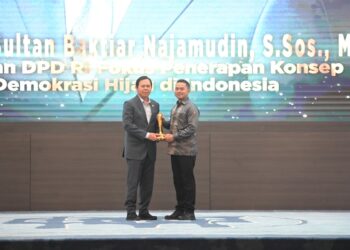 Kembali Terima KWP Award, Ketua DPD RI Sultan: Wartawan Sahabat Seperjuangan