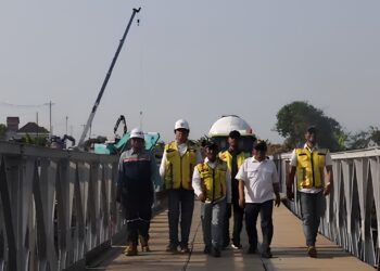 Kementerian PU Rampungkan Jembatan Bailey Dukung Percepatan Sekolah Rakyat Brebes