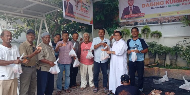 Nasir Djamil Salurkan 33 Hewan Kurban di Aceh, Tebar Kebahagiaan hingga Pelosok Daerah