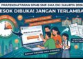 Prapendaftaran SPMB SMP-SMA DKI Jakarta 2026 Dibuka Besok, Orang Tua Diminta Jangan Sampai Telat