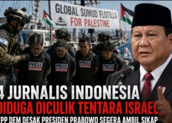 Jurnalis Indonesia Diduga Diculik Tentara Israel, KPP DEM Desak Presiden Prabowo Segera Ambil Sikap