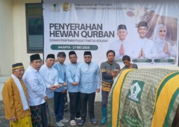 Golkar Tebar 47 Sapi Kurban, Sapi 1,3 Ton dari Bahlil Jadi Sorotan Saat Ketum Naik Haji