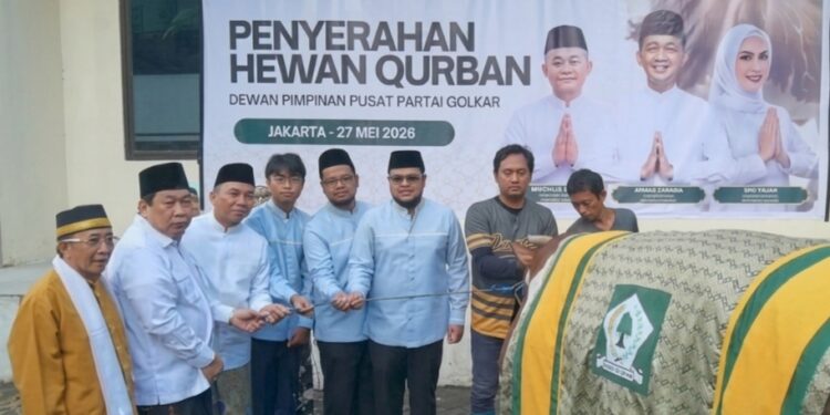 Golkar Tebar 47 Sapi Kurban, Sapi 1,3 Ton dari Bahlil Jadi Sorotan Saat Ketum Naik Haji