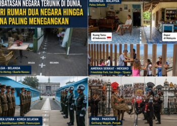 Pindah Negara Cuma Selangkah! Kisah Nyata dari Perbatasan Paling Unik di Dunia