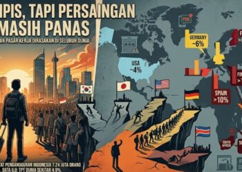 Pengangguran RI 7,24 Juta Orang, Ini Perbandingan dengan Negara Lain