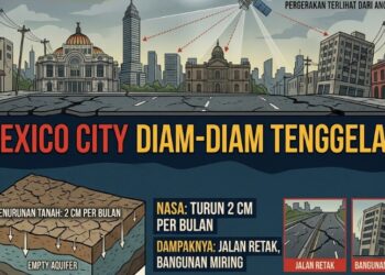 Jakarta Bisa Bernasib Seperti Mexico City? Kota Besar Ini Mulai Tenggelam