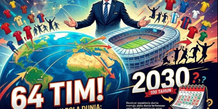 Piala Dunia 2030 Bisa Jadi 64 Tim