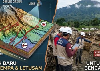 Benarkah Gunung Ciremai Punya Sesar Aktif? Temuan BRIN Bikin Terkejut