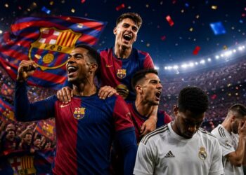 Barcelona Juara Liga Spanyol Usai Kalahkan Real Madrid 2-0