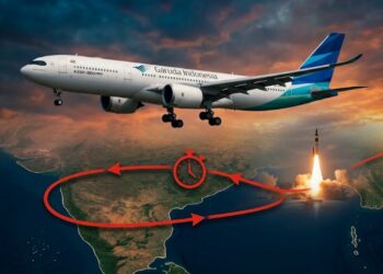 Pesawat Garuda Putar-putar 4,5 Jam di Langit India, Ternyata Ada Uji Coba Rudal