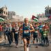 Palestina Marathon Kembali Digelar di Gaza, Ribuan Warga Lari di Tengah Bekas Luka Perang