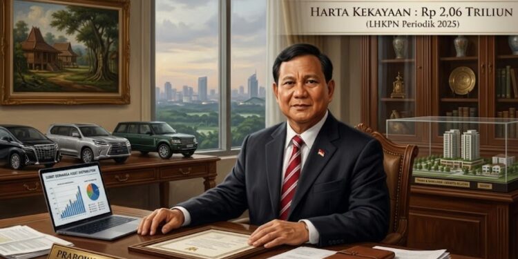 Harta Prabowo Tembus Rp 2,06 Triliun
