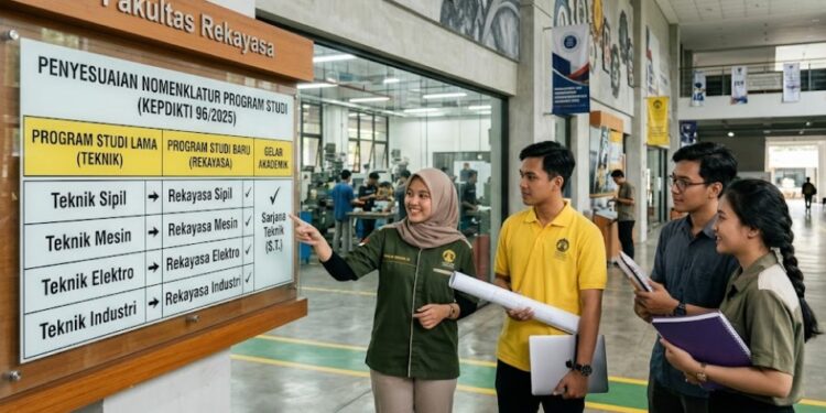 Pemerintah Resmi Ubah Nama Jurusan “Teknik” Jadi “Rekayasa”, Berlaku Nasional