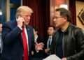 Manusia Rp3.000 Triliun Jensen Huang Ikut Lawatan Trump ke China, Ada Apa?