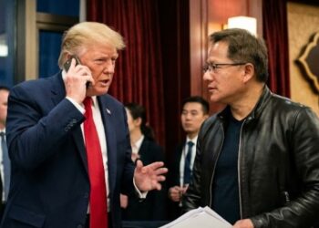 Manusia Rp3.000 Triliun Jensen Huang Ikut Lawatan Trump ke China, Ada Apa?