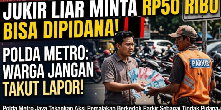 Jukir Liar Minta Rp50 Ribu Bisa Dipidana, Polda Metro: Warga Jangan Takut Lapor