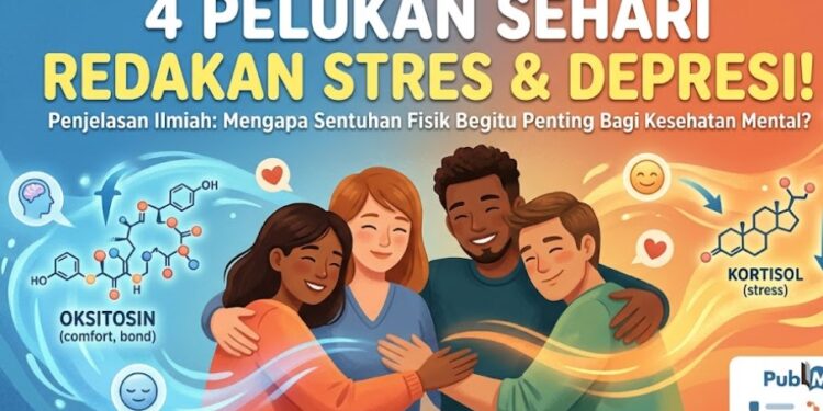Cuma 4 Pelukan Sehari Bisa Bantu Redakan Stres dan Depresi, Ini Penjelasan Ilmiahnya