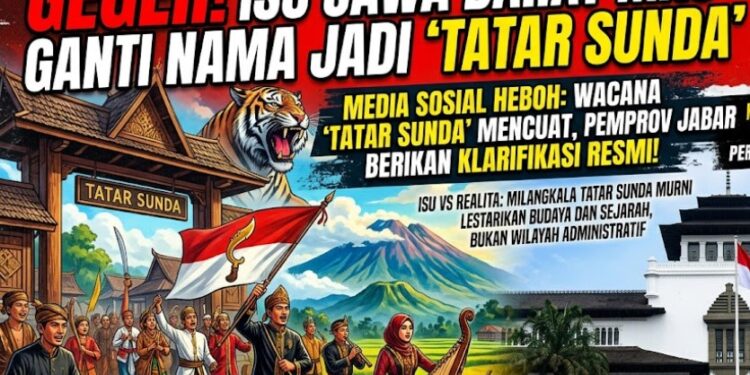 Heboh Isu Jawa Barat Mau Ganti Nama Jadi Tatar Sunda, Pemprov Akhirnya Buka Suara