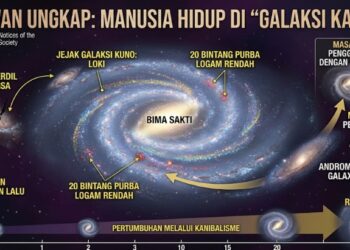 Ngeri! Ilmuwan Ungkap Manusia Tinggal di “Galaksi Kanibal”, Bima Sakti Diduga Telan Planet dan Galaksi Kecil