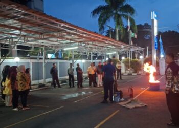 Gelar Sosialisasi Bencana, BRI Cabang Depok Libatkan Damkar Kabupaten Bogor