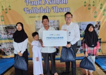 Ke Yayasan Fadhilah Ihsan Cipayung, BRI Mabes TNI Cilangkap Bagikan Sembako
