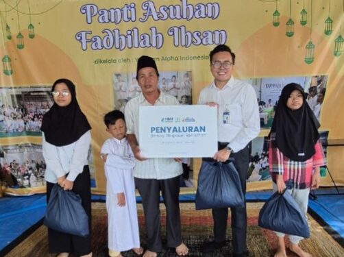 Ke Yayasan Fadhilah Ihsan Cipayung, BRI Mabes TNI Cilangkap Bagikan Sembako