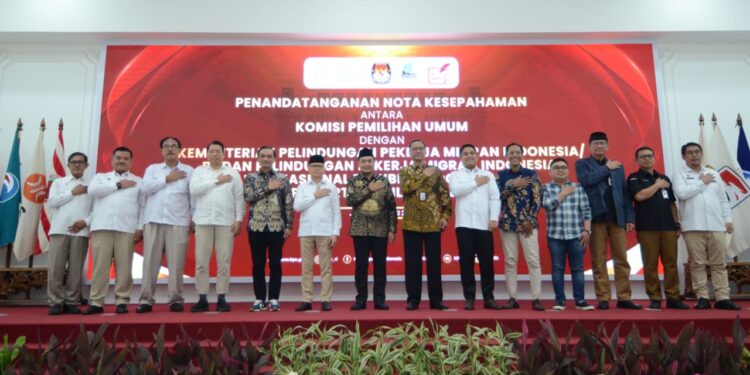 KPP DEM Teken MoU dengan KPU, Komitmen Perbaiki Indeks Pemilu di Indonesia