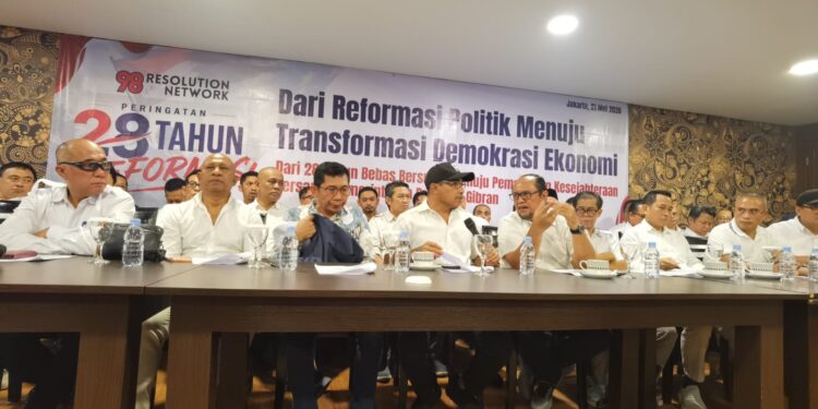 98 Resolution Network: Program Prabowo-Gibran Masih Sejalan dengan Mandat Reformasi 1998