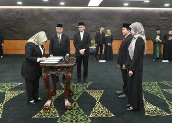 Tiga Pejabat Tinggi Pratama Setjen MPR RI Dilantik, Siti Fauziah: Tekankan Penguatan Kolaborasi dan Peningkatan Kinerja Lembaga