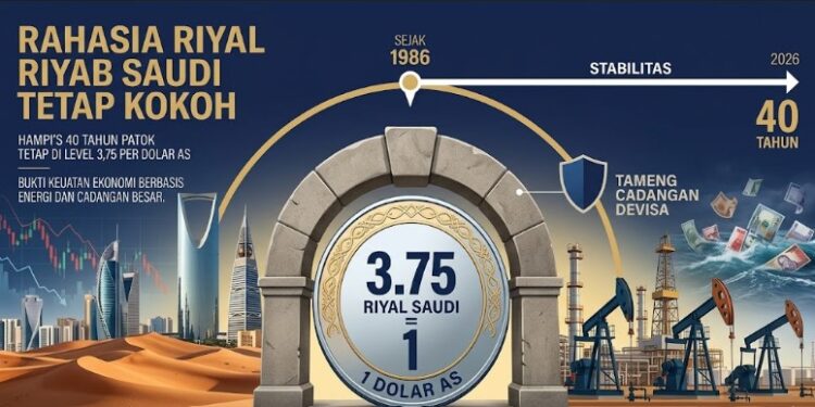 Riyal Tak Melemah Hampir 40 Tahun, Apa Rahasia Arab Saudi Menjaga Mata Uangnya Tetap Kuat?