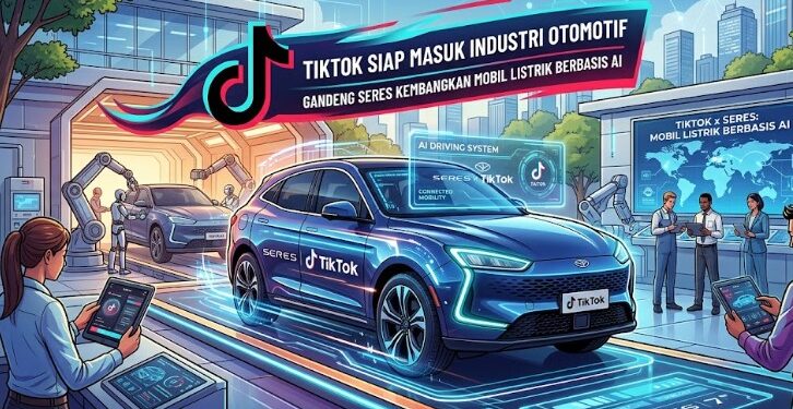 TikTok Siap Masuk Industri Otomotif, Gandeng Seres Kembangkan Mobil Listrik Berbasis AI
