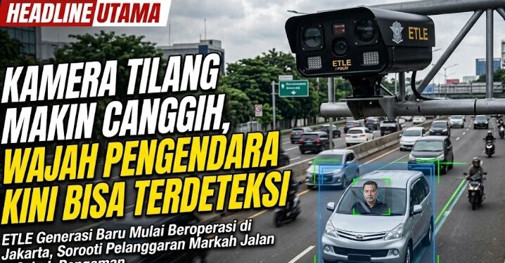 Awas Pengendara! ETLE Kini Tak Cuma Baca Pelat Nomor, Kamera Tilang Elektronik Bisa Kenali Wajah Pengendara dan Terhubung Langsung dengan Data Dukcapil