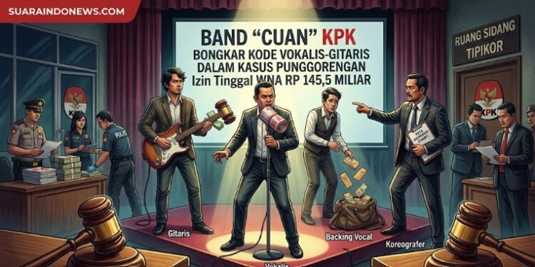 “Vokalis”, “Gitaris”, “Backing Vocal”, hingga “Koreografer”, Kode Ala Grup Band dalam Dugaan Pembagian Uang Pemerasan Izin Tinggal WNA Rp145,5 Miliar