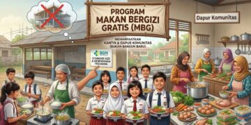 Kantin Sekolah dan Dapur Komunitas Disiapkan Jadi Mesin Baru Program MBG