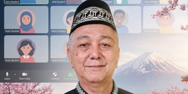 Pensiunan Guru Bahasa Jepang Buka Kelas Online, Bayarnya Seikhlasnya