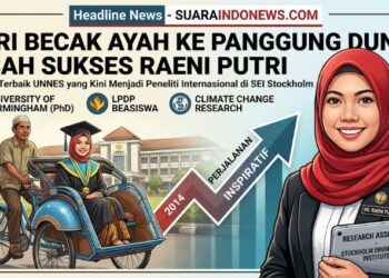 Masih Ingat? Dulu Diantar Ayah Naik Becak Saat Wisuda, Raeni Kini Jadi Doktor dan Peneliti Internasional